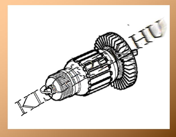 Forgórész Makita 6339, 8434D