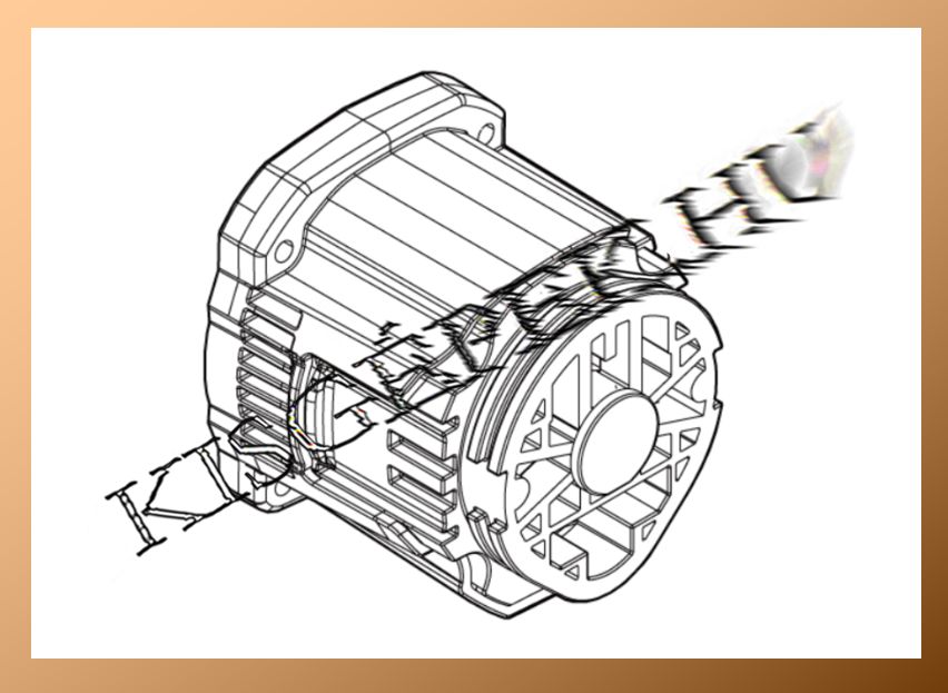 Motorház Makita DA001G, DDA460